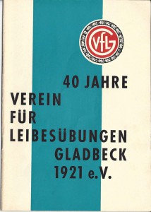 Festzeitschrift 40 Jahre Cover