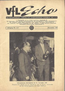 VfL-Echo November 1957 Cover