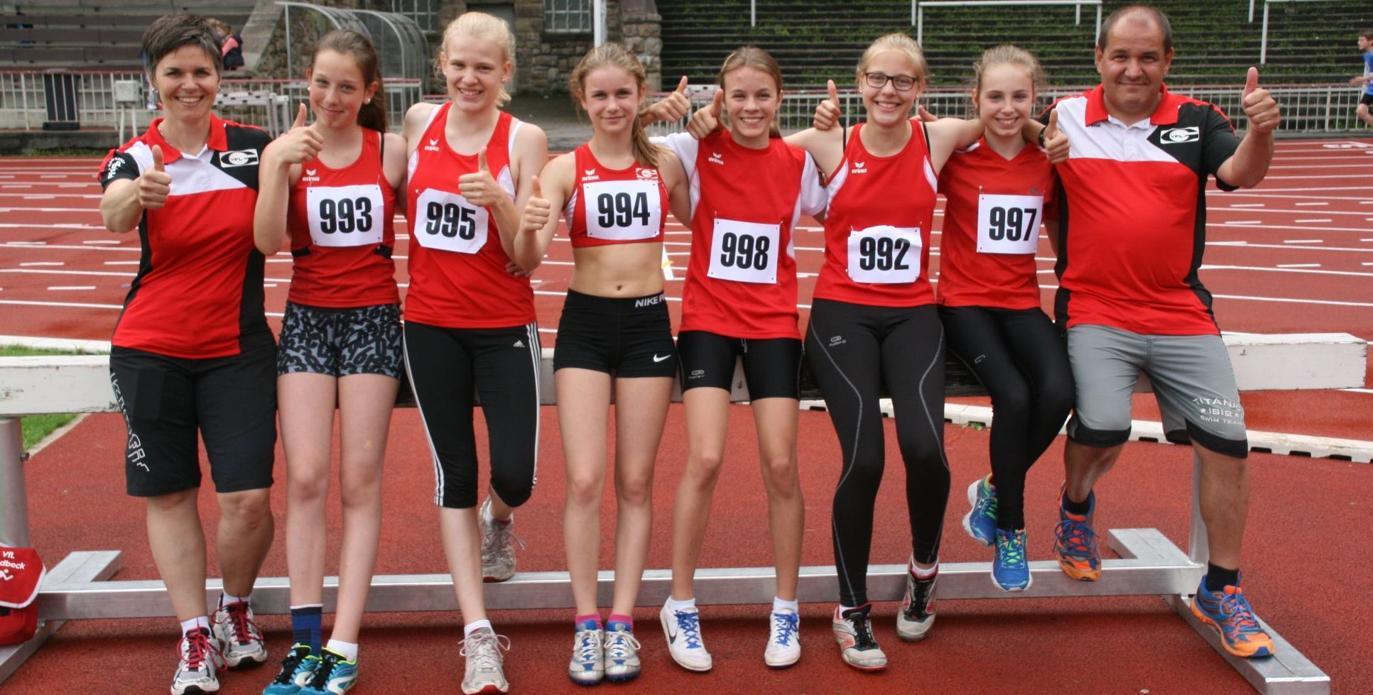 U14-Mädchen mit starker Leistung beim Mannschafts-Vorkampf - VfL Gladbeck -...